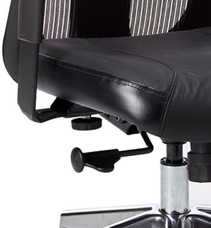 Lorell High-Back Executive Chair, 24-7/8 by 23-5/8 by 52-7/8-Inch, Black