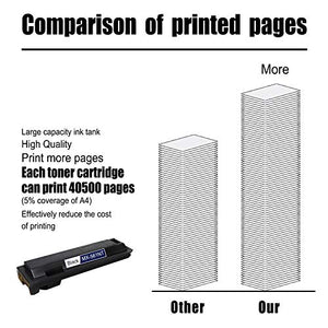 MX-561NT [4 Pack,Black] Compatible Toner Cartridge Replacement for Sharp MX-M2630 M3050 M3070 M3550 M3570 M4050 M5050 6050 M6070 Printer Toner Cartridge.