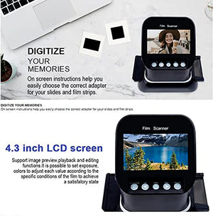 MYDLO 22 MP All-in-1 Film and Slide Scanner, 120 High Resolution Digital Photo Converter