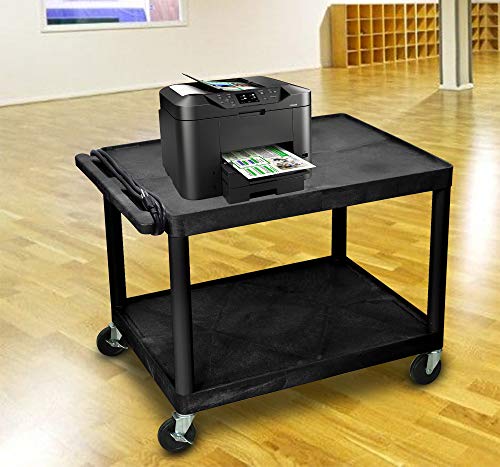 Luxor AV Cart with 2 Shelves - LUXOR LP27E-B