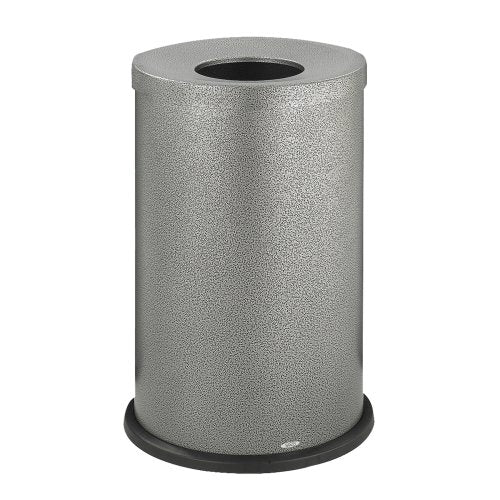 Safco Products 9677NC Black Speckle Open Top Trash Can, 15-Gallon, Black Speckle
