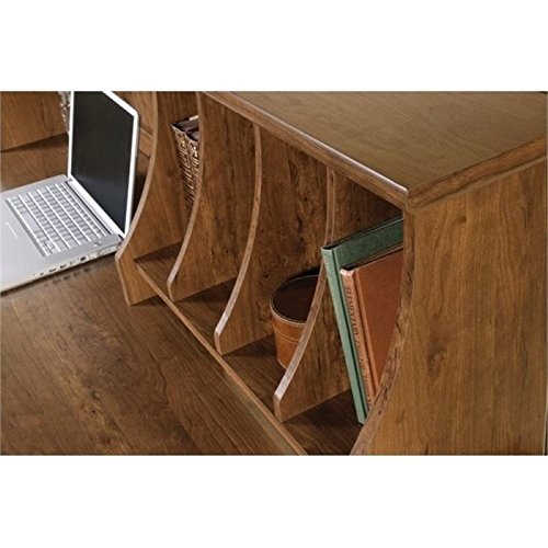 Bowery Hill Computer Desk with Hutch in Auburn Cherry