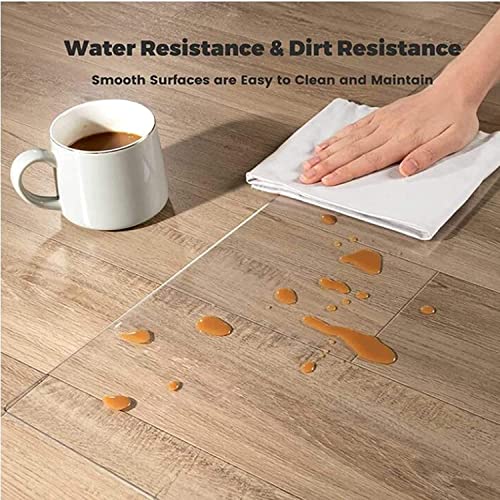 HAIZON Hard-Floor Chair Mat - Clear Heavy Duty Silent Durable Carpet Floor Protector