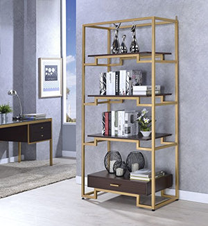 Acme Furniture 92787 Yumia Gold Bookshelf