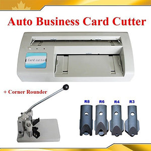 Electric Business Card Slitter +Corner Rounder Machine R3/4/6/8/10