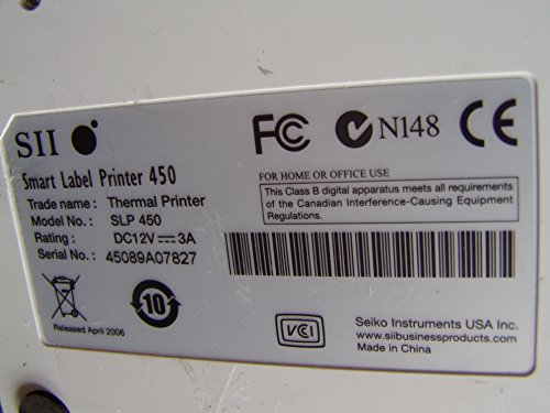 Smart Label Printer 450 with 300 Dpi for Windows and Mac (USB and Serial) (SLP-450)