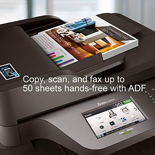 Samsung Xpress C1860FW Wireless Color Laser Printer with Scan/Copy/Fax, Simple NFC + WiFi Connectivity and Built-in Ethernet, Amazon Dash Replenishment Enabled (SS205H)