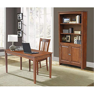 IC International Concepts Shaker Bookcase - 72" H, Espresso