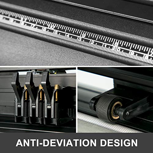 VEVOR Vinyl Cutter 53Inch Vinyl Cutter Machine Manual Vinyl Printer Plotter Cutter with Floor Stand Vinyl Plotter Adjustable Force Speed for Sign Making