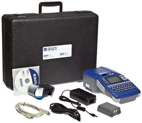 Brady BMP51 - Printer with Rechargeable Li-Ion Battery Pack and AC Adaptor/Battery Charger
