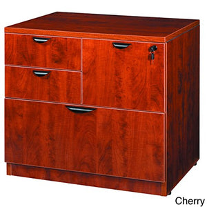 Boss Office Products N114-C Combo Lateral File in Cherry
