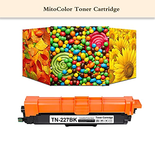 8-Pack(4Drum+4Toner) Compatible High Yield DR-223CL DR223CL Drum Units TN-227 TN227 Toner Cartridge Replacement for HL-L3210CW HL-L3270CDW HL-L3290CDW MFC-L3710CW Printer