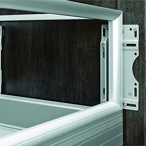 Rev-A-Shelf 5149 15.75 Inch Double 50 Quart Kitchen Cabinet Pull Out Waste Container Storage with 2 Trash Cans and Wire Basket, Silver