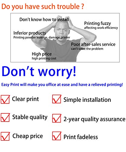 EASYPRINT Compatible 645A (C9730A C9731A C9732A C9733A) Toner Cartridges Replacement for Color Laserjet 5500, 5500n, 5500dn, 5500dtn (BK/C/M/Y, Total 4-Pack)