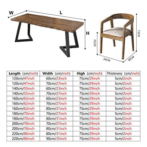 None Computer Desk and Chair Set, Personal Workbench for Study/Office, Negotiation Meeting Table (200x80x75cm)