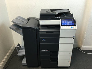 Konica Minolta Bizhub C554 Color Copier Printer Scanner Stitch Low Meter 158k