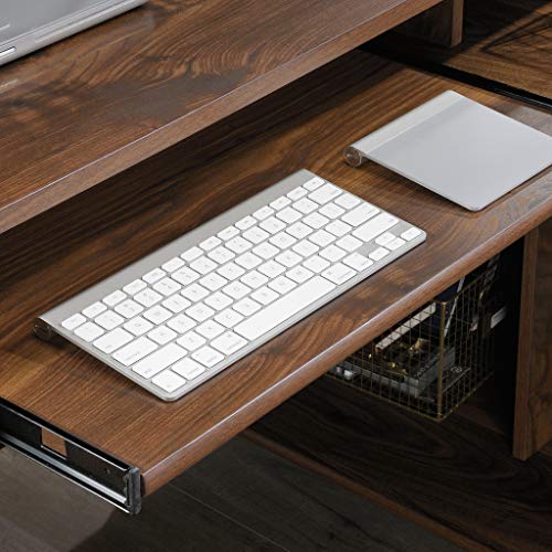 Sauder 421120 Clifford Place Reversible L-Shaped Desk, Grand Walnut Finish
