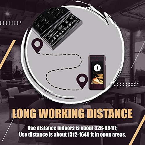 Retekess T112 Restaurant Pager System - 30 Buzzers for Food Truck, Church, Dining Hall