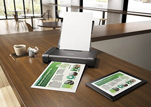 Canon IP110 Photo Printer, 9.0PPM, 50Sht Cap, 12-Inch x7-Inch x2-1/2-Inch, BK