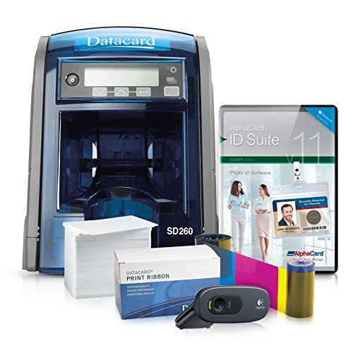 Datacard ID Card Printer System with AlphaCard ID Suite Light Card Software (SD260)