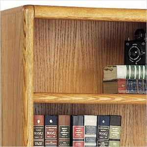 Martin Furniture Contemporary Library Bookcase with Lower Doors, Fully Assembled