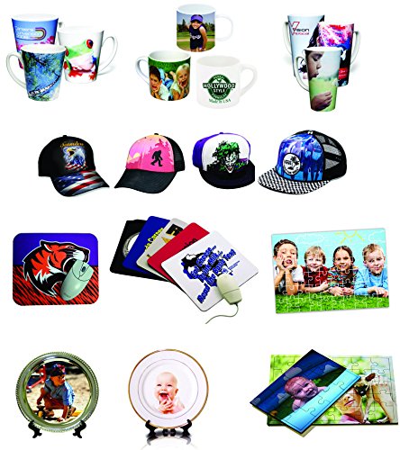 15"x15" 8in1 Professional Sublimation Heat Transfer Machine WF-3720 Printer CISS KIT