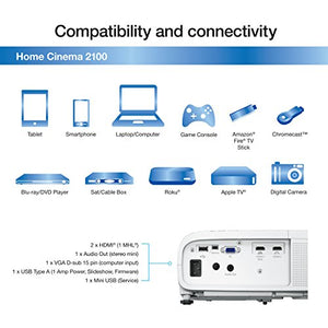 Epson Home Cinema 2100 1080p 3LCD projector