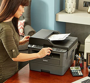 Brother Premium MFC-L2690DW Series Compact Monochrome All-in-One Laser Printer | Print Copy Scan Fax | Wireless | Mobile Printing | Auto 2-Sided Printing | ADF | 26 ppm |