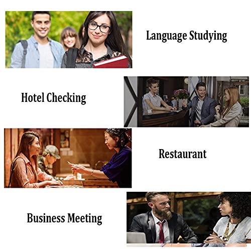 UsmAsk Smart Language Translator Device, 3.1 Inch Touch Screen, 63 Languages, Gray