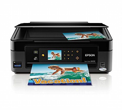 Epson Stylus NX430 Wireless All-in-One Color Inkjet Printer, Copier, Scanner (C11CB22201)