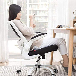 KouRy Ergonomic Mesh Office Chair with Flip Up Arms and Lumbar Support