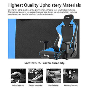 AKRacing Masters Series Pro Luxury XL Gaming Chair with High Backrest, Recliner, Swivel, Tilt, 4D Armrests, Rocker & Seat Height Adjustment Mechanisms, 5/10 Warranty