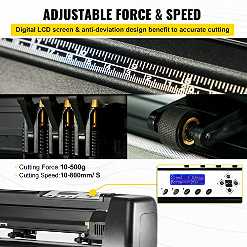 Mophorn Vinyl Cutter Machine 53 Inch with Stand and Signmaster Software - PC Only