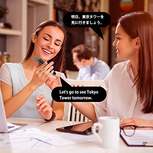 Language Translator Device with Camera Translation Bluetooth Earphones Connection 2.8 Inch Screen Support 106 Languages