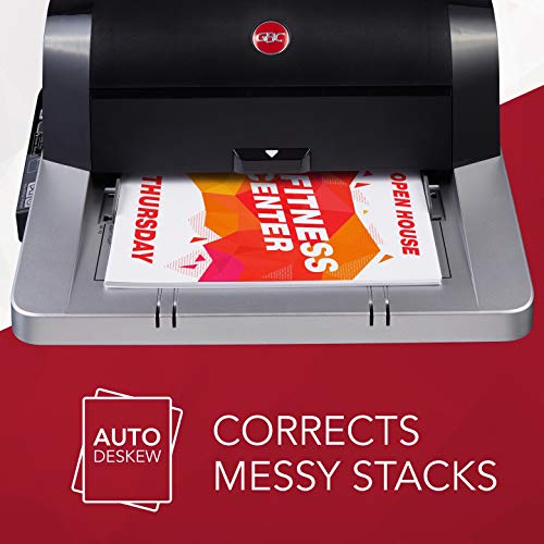 GBC Foton 30 Automated Pouch-Free Laminator with Starter Film-Cartridge - Black, 9.6" x 22.7" x 18.8