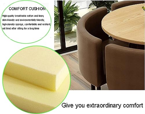 WEBERT Reception Room Club Table and Chair Set - Round Tables, Living Rooms, Leisure Tables - Kitchen Furniture (Color: E)