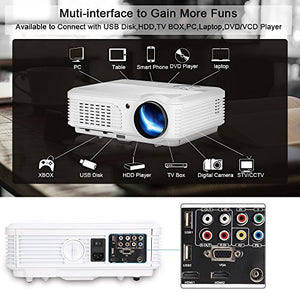 2020 Bluetooth Projector WiFi Android LCD LED Smart Video Projectors Home Theater 4400 Lumens Support HD 1080P Airplay HDMI USB RCA VGA AV for Smartphone DVD Game Consoles Laptop Outdoor Movie