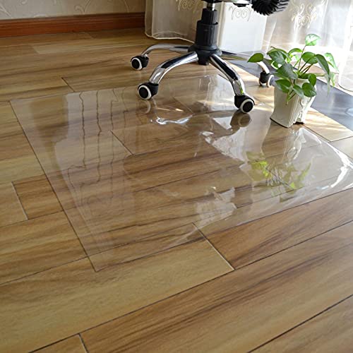 JYDQM Clear Vinyl Runner Rug Carpet Protector 2mm Thick - 120x600 Size