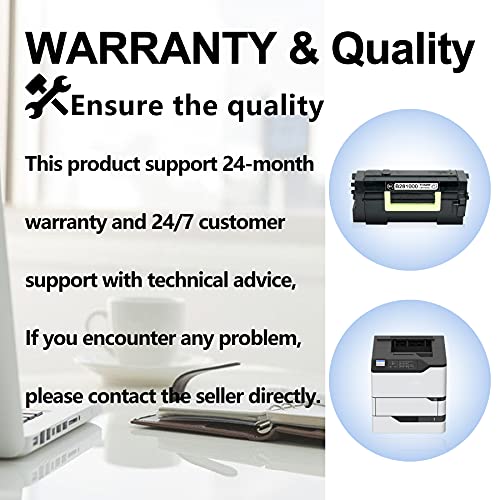 1-Pack Black B2865 B281000 Compatible Toner Cartridge Replacement for Lexmark B2865dw (50G0900) Printer Toner Cartridge