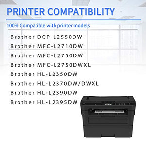 [High Yield] TN-760 + DR-730 Replacement for Brother DCP-L2550DW MFC-L2710DW L2750DW L2750DWXL HL-L2350DW L2370DW/DWXL L2395DW Series Printer. 6 Pack (4Toner+2Drum) 