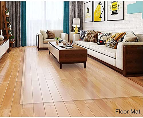 ZHOUHONG Hard-Floor Chair Mat - PVC Transparent Non-Slip Protection Mat