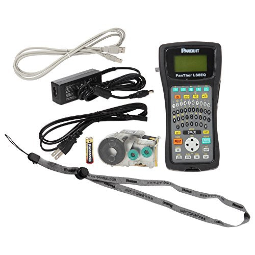 Panduit LS8EQ-KIT-ACS Handheld Printer with Qwerty Keypad, Includes Carrying Case and AC Adapter