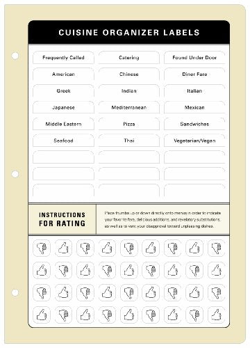 Takeout: Organizer