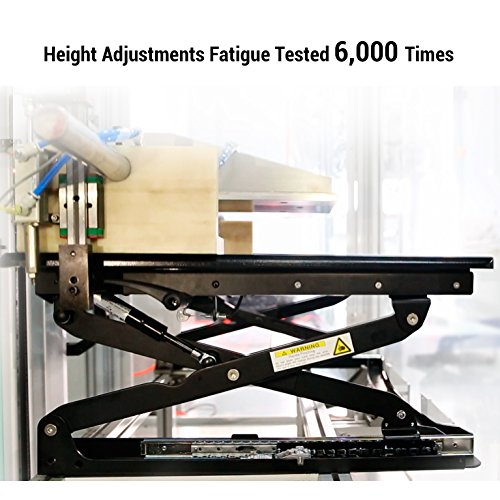 FlexiSpot Stand up Desk - 35 Height Adjustable Standing Desk Riser, Stand up Desk for Dual Monitors