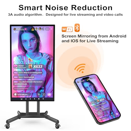 AI-BOARD 32" Smart Board 4K UHD Touchscreen Display Digital Whiteboard