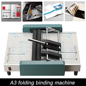ECUTEE A3 Folding Binding Machine - Manual Paper Booklet Folder