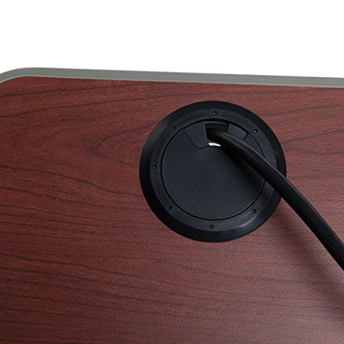 OFM Mesa Series 5-Drawer Steel Desk with Laminate Top - Durable Locking Utility Desk, Cherry, 30" x 60" (66360-CHY)