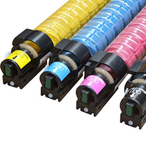 Compatible with Ricoh MPC2500 Toner Cartridges Used in Ricoh Aficio MPC 2000 2500 3000 2525 3030 Printer Black Yellow Cyan Magenta Laser Printer Accessories Black2