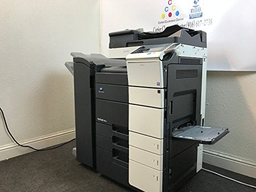 Konica Minolta Bizhub 454e Black & White Copier Printer Scanner Fax Finisher