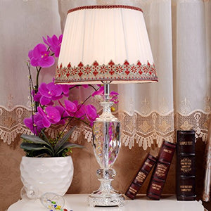 505 HZB European Fashion Room Living Room Bedroom Bedside Crystal Desk Lamp